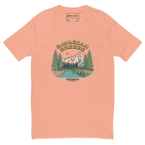Bavarian Breeze T-Shirt Desert Pink – By Revolt Bikes