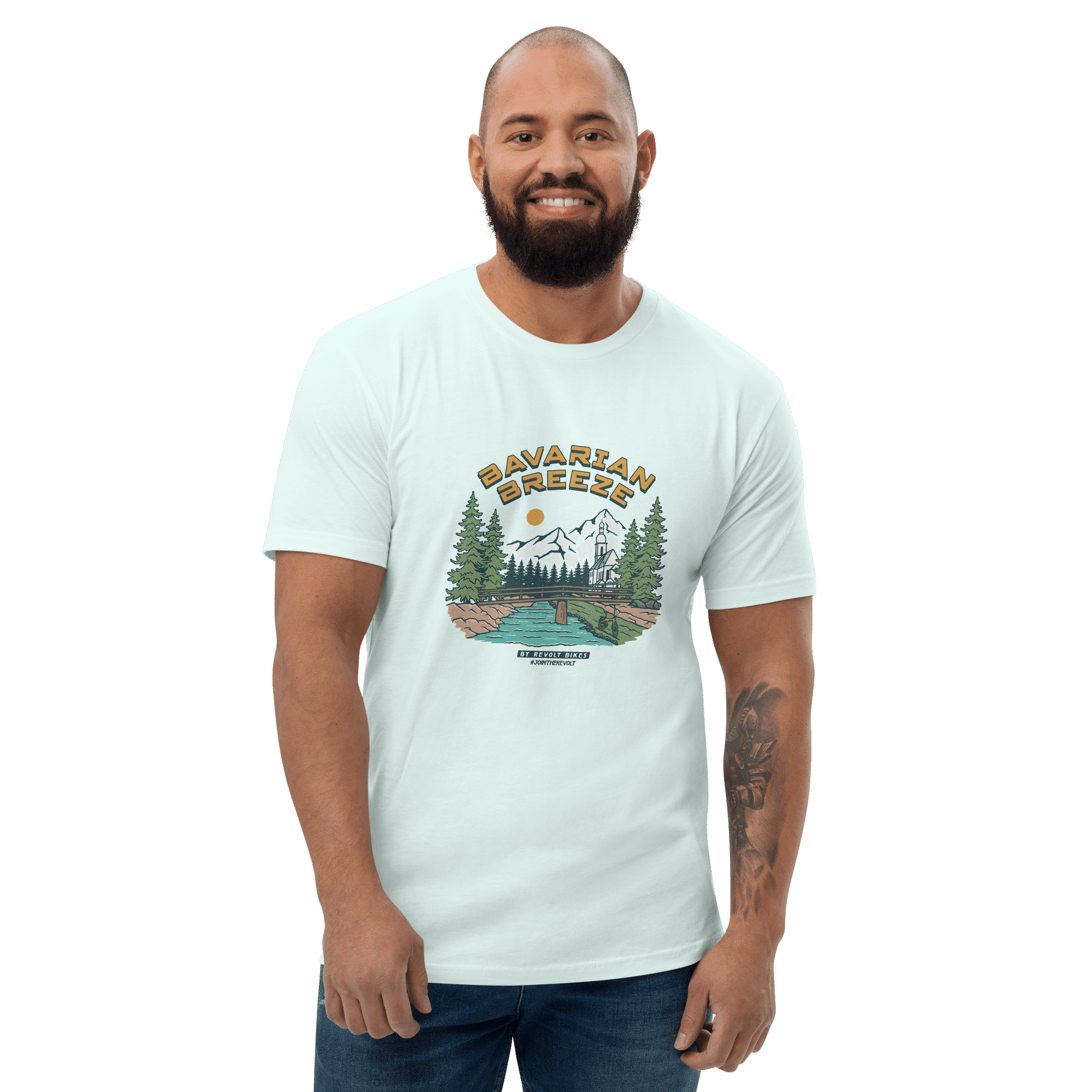 Bavarian Breeze T-Shirt White Male – By Revolt Bikes