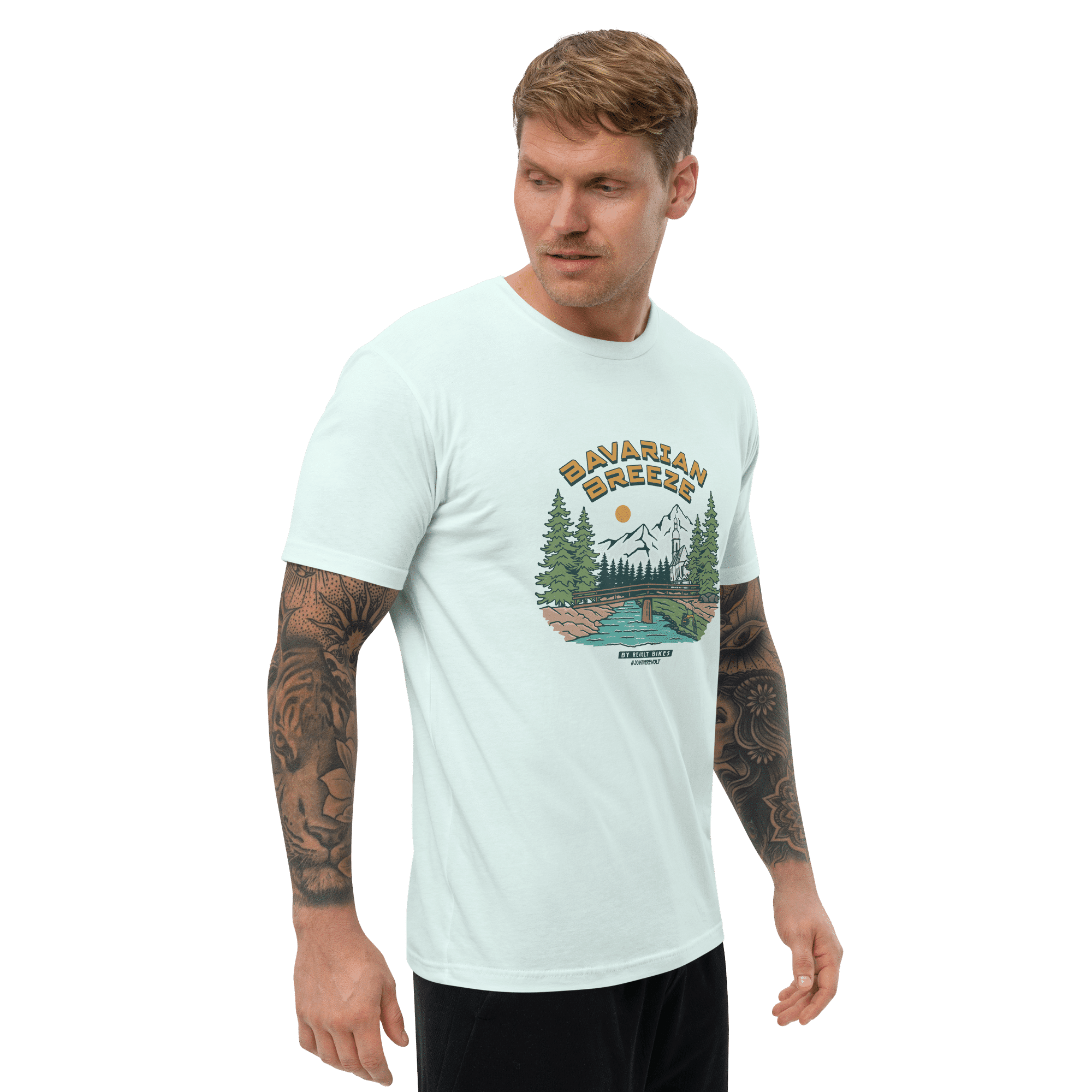 Bavarian Breeze T-Shirt White Male – By Revolt Bikes
