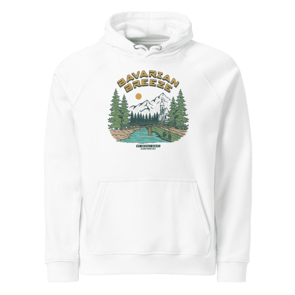 Bavarian Breeze Eco Hoodie White – By Revolt Bikes