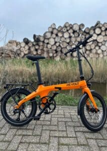 Revolt Carbon Fiber Pro V1 E-Bike, Chain Drive, Orange