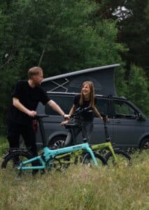 Revolt Carbon Fiber Pro V2 Ebike Belt Drive Chain Drive Rear Suspension Couple Camping Camper