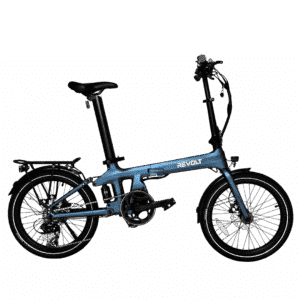 Revolt Carbon Fiber Pro V4, Mid Motor, Chain Drive, Dark Blue, Rear Suspension Air Shock Absorber