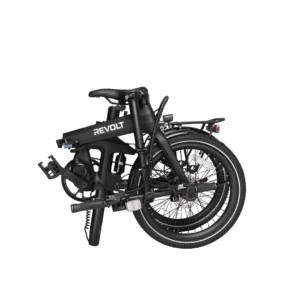 Revolt Carbon Fiber Pro V4, Mid Motor, Belt Drive, Matt Black, Rear Suspension Air Shock Absorber, Folded