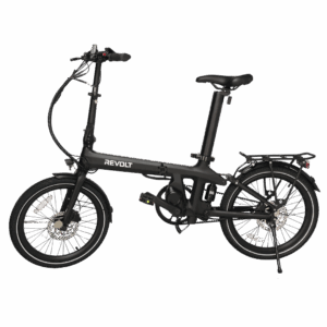 Revolt Carbon Fiber Pro V4, Mid Motor, Belt Drive, Matt Black, Rear Suspension Air Shock Absorber