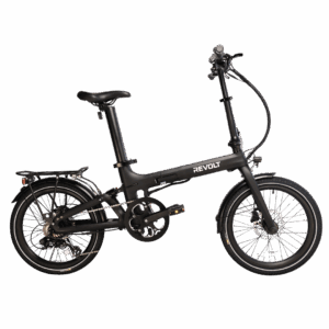 Revolt Carbon Fiber Pro V2, Matt Black, Chain Drive, Rear Suspension, 7 Gears
