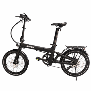 Revolt Carbon Fiber Pro V2, Matt Black, Chain Drive, Rear Suspension, 7 Gears