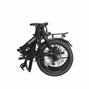 Revolt Carbon Fiber Pro V5, Matt Black, Chain Drive, 7 Gears, Low Entry Step In Frame, Folded