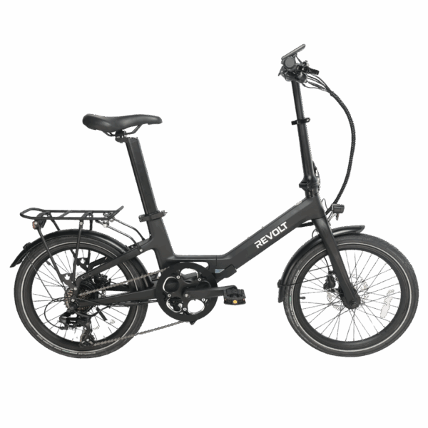 Revolt Carbon Fiber Pro V5, Matt Black, Chain Drive, 7 Gears, Low Entry Step In Frame