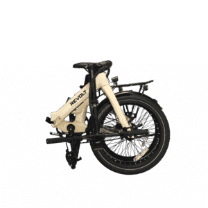 Revolt Carbon Fiber Pro V5, Cream White, Belt Drive, Low Entry Step In Frame, Folded